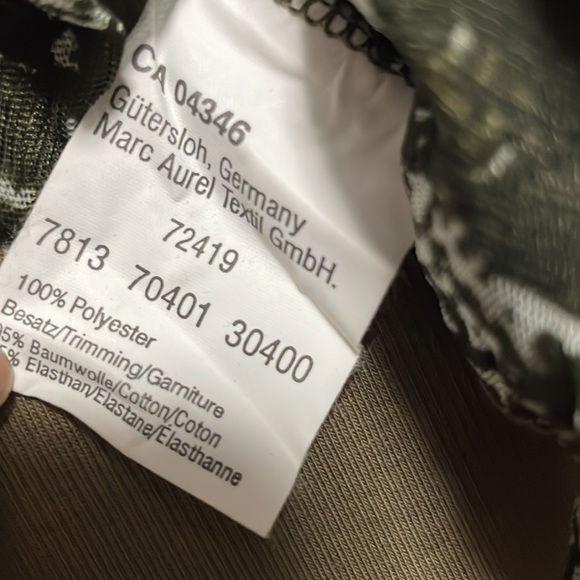 Marc Aurel- Women’s printed top - Size 38 - Picture 6 of 7